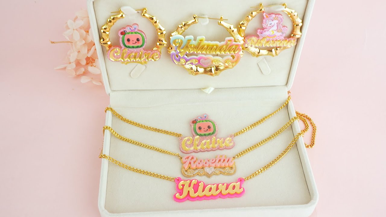 Colorful Acrylic Jewelry | Silviax Custom Jewelry