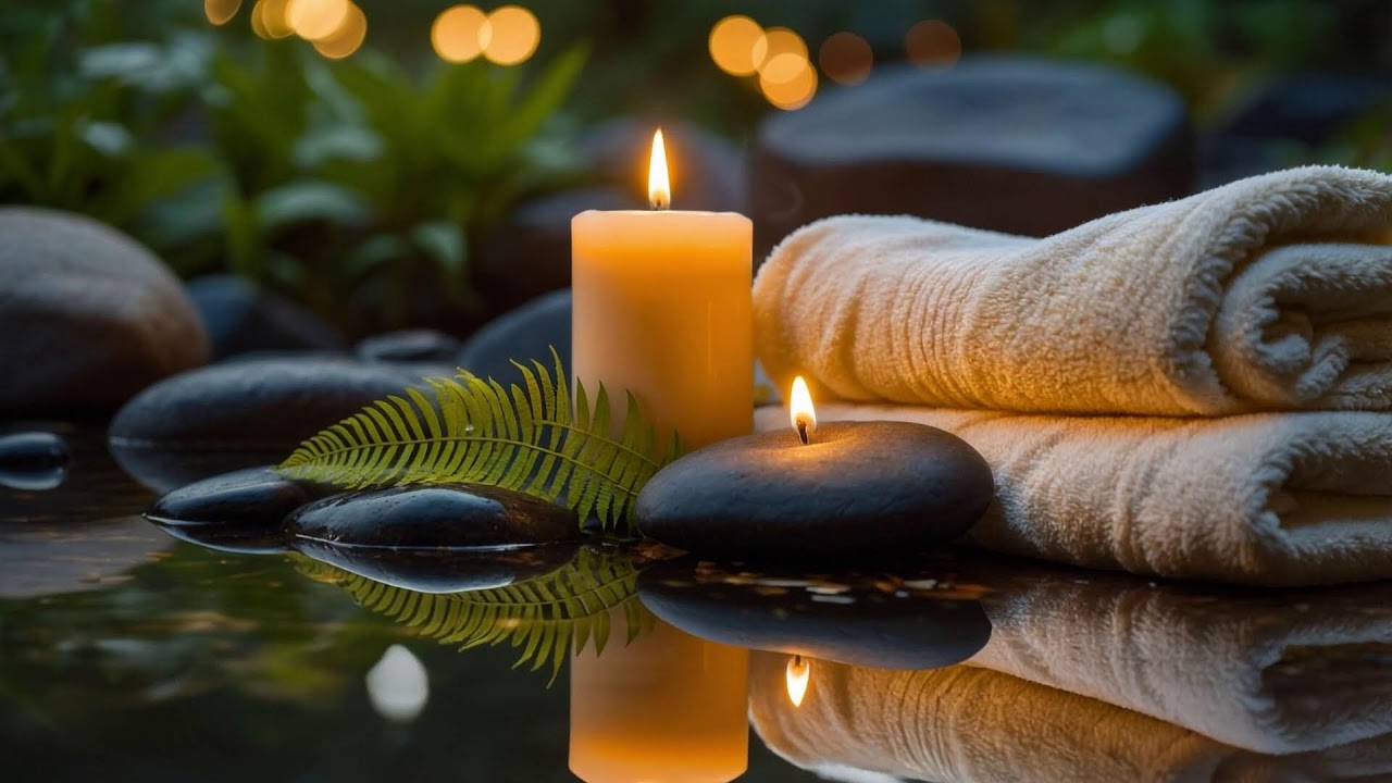 Relaxing Spa Magic 🌼 Stress Relief & Soothing Piano Melodies, Calm piano music Relax Sleep 3