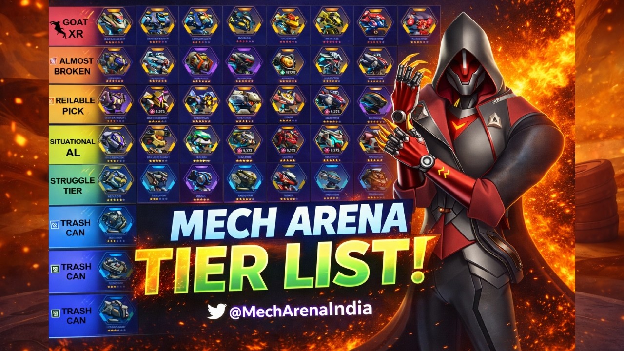 ULTIMATE MECH TIER LIST 😱🔥 ALL MECHS RANKED FROM WORST TO BEST | MECH ARENA