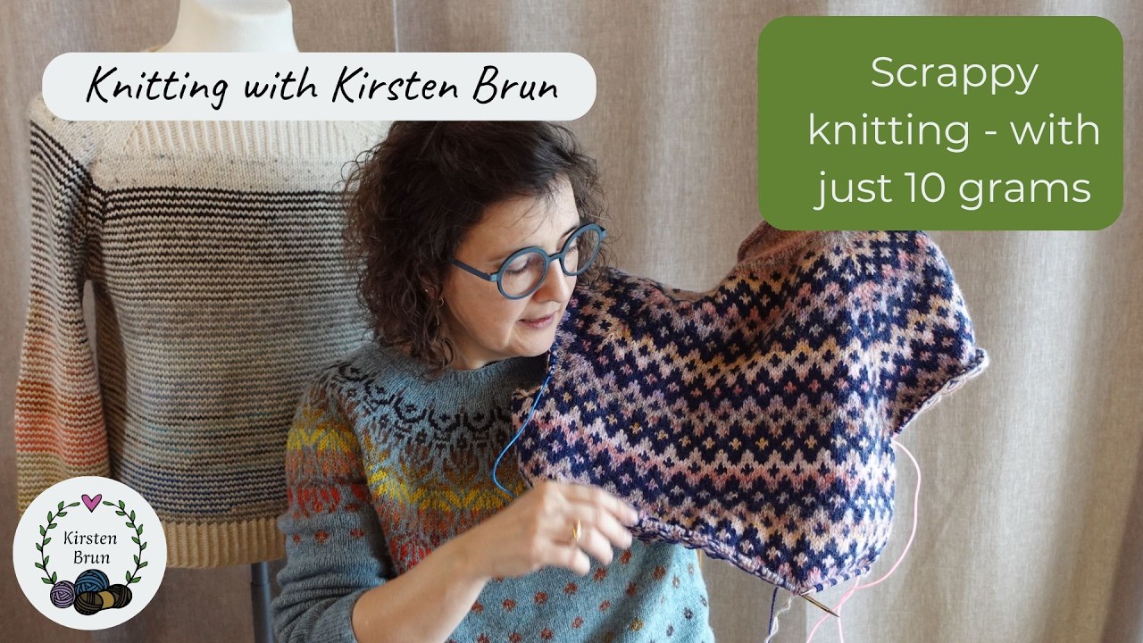 Scrappy Knitting  - with just 10 grams