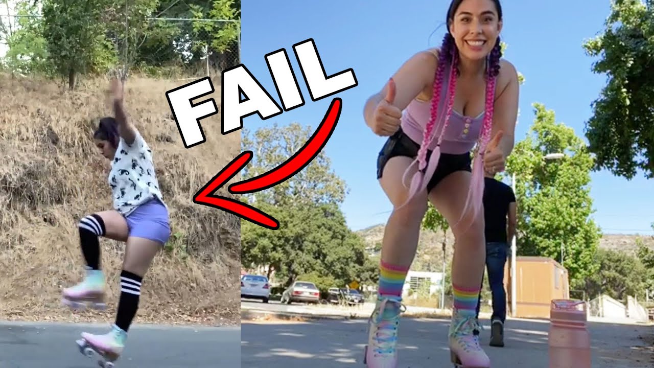 Roller Skate Progress - 1 Week || Tiffyquake