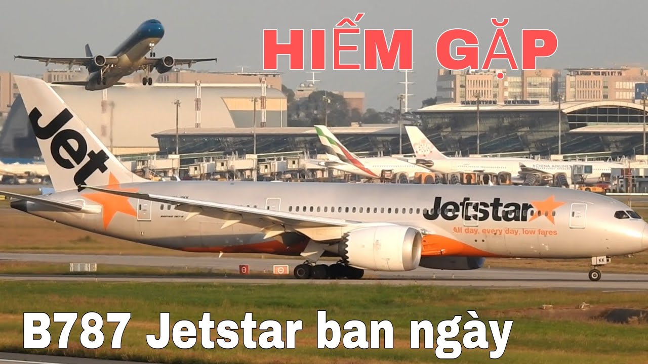 [Hiếm Gặp] Boeing 787 Hãng Jetstar Delay Hạ Cánh Vào Ban Ngày Tại Sân Bay Tân Sơn Nhất