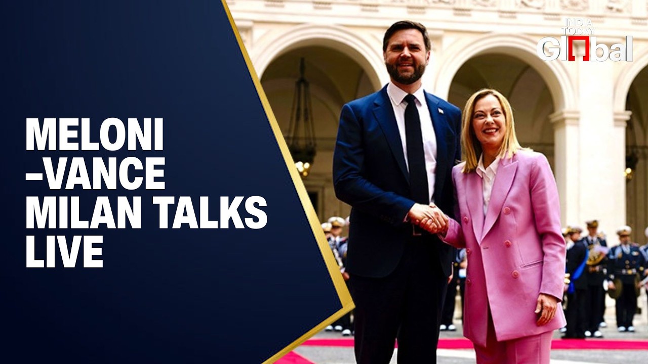 WATCH LIVE: Giorgia Meloni and U.S. VP JD Vance Hold High-Level Discussions in Olympic Co-Host Milan