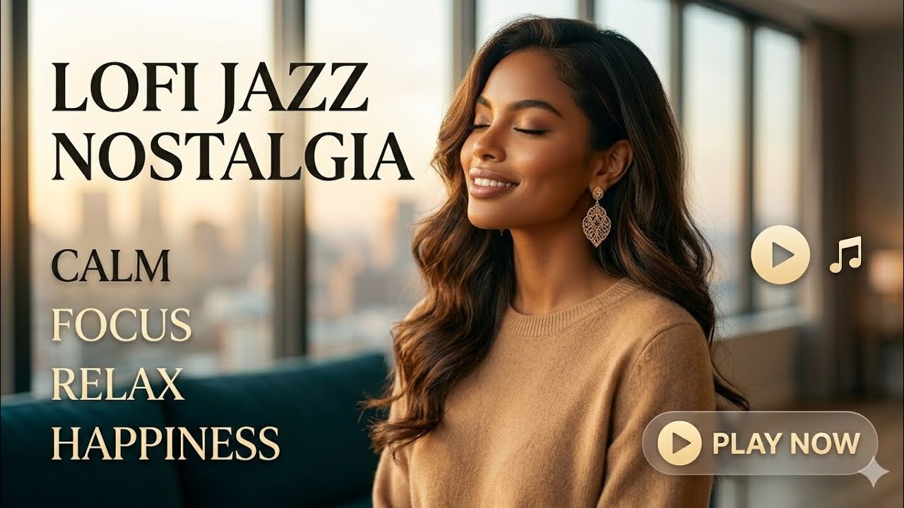 ​[Visualizer] Retro Coffee Shop Jazz: Smooth Beats & Rainy Night Aesthetics