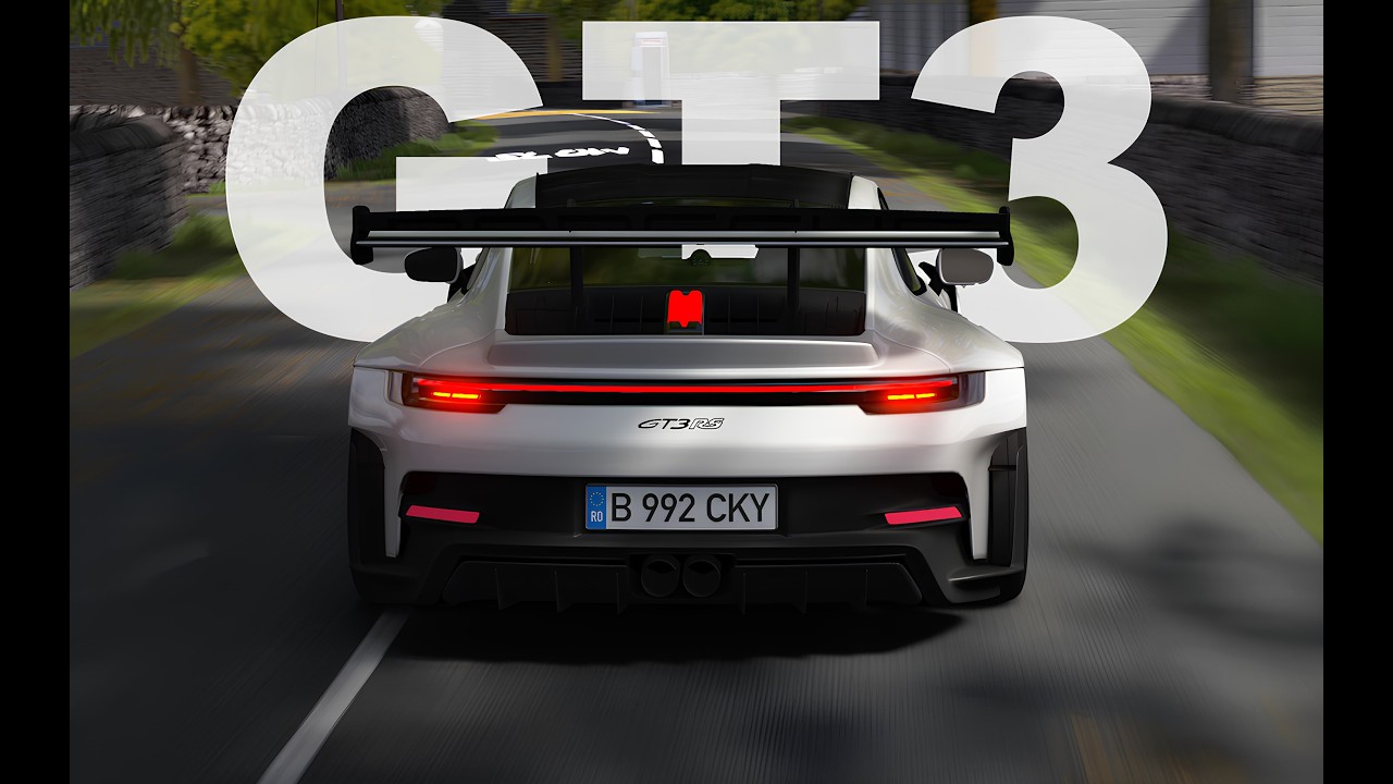 Driving the Porsche 911 GT3 RS 992 (525BHP RWD) with DRS | at High Force | Assetto Corsa