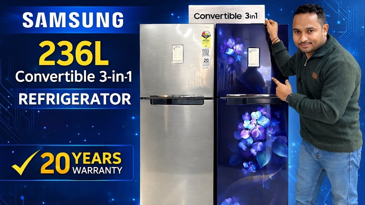 Samsung 236 Litre Convertible Refrigerator Full Demo and Honest Review