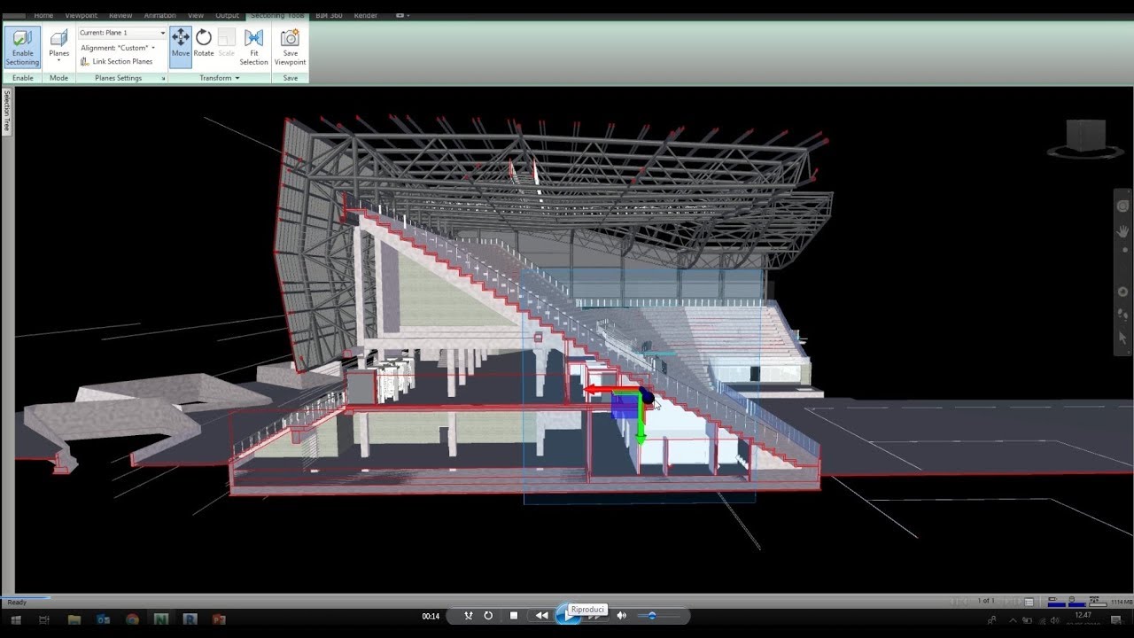 BIM by SCE Project - Modello Revit dello Stadio dell'Atalanta