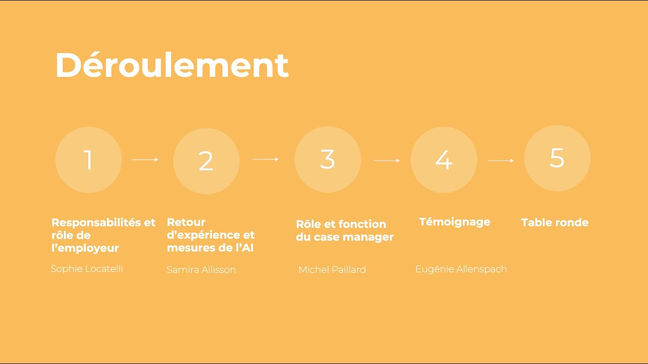 Webinaire VIII : Comment réussir une (ré)intégration professionnelle pour l’employeur et l’employé?