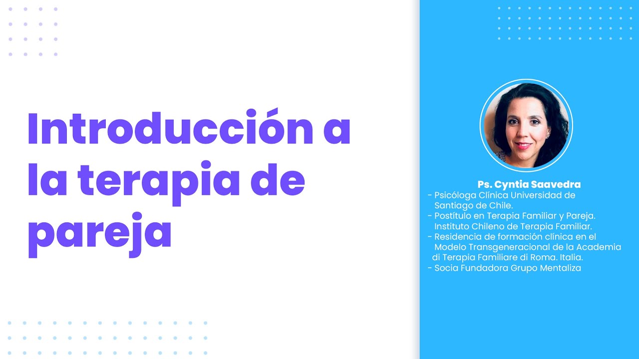 Introducción a la terapia de pareja