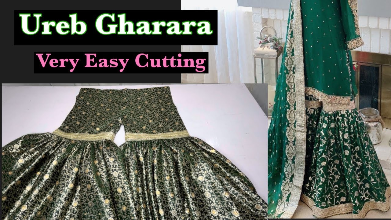 Ureb Garara Cutting And Stitching / उरेब गरारा कटिंग करने का सबसे आसान तरीक़ा ||