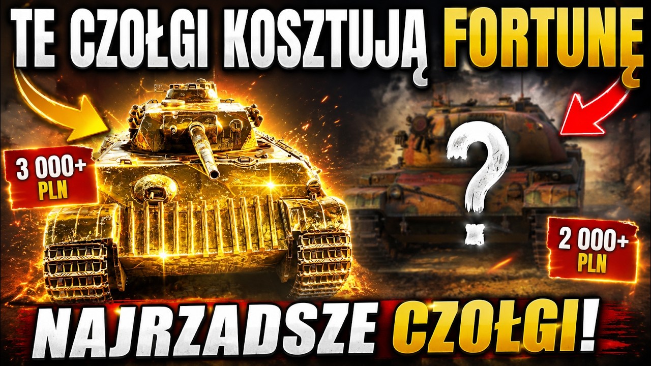 NAJRZADSZE CZOŁGI W WOT *KOSZTUJĄ FORTUNĘ*