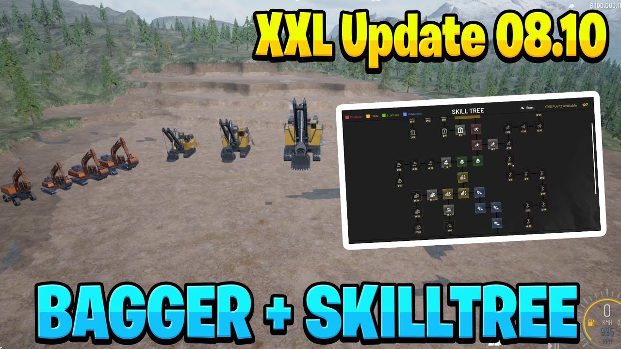 Neues XXL UPDATE bringt Bagger & Skilltree 🔥 | Changelog 08.10 OUT OF ORE