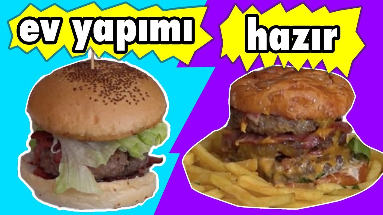 50 TL'lik Hamburger VS. 50 TL'lik Ev Yapımı Hamburger