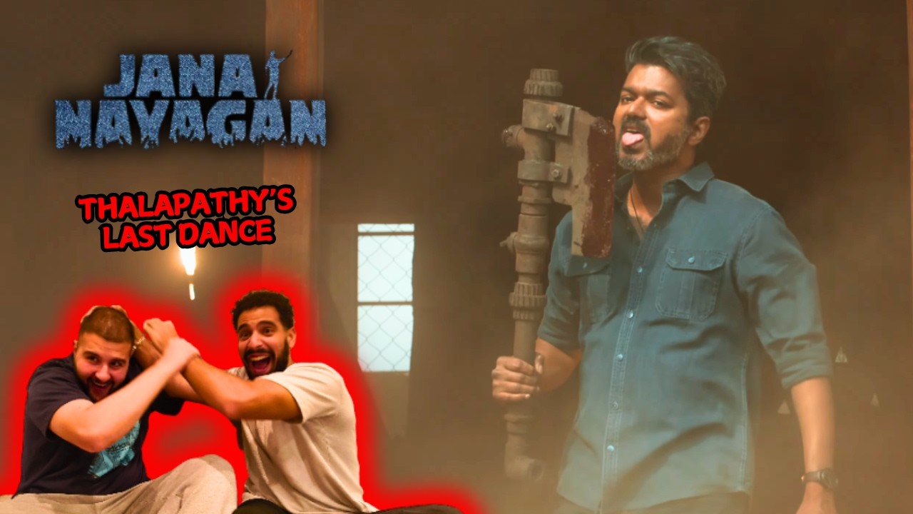 Foreigners React to Jana Nayagan Trailer | Vijay Thalapathy’s Last Movie 🔥👑
