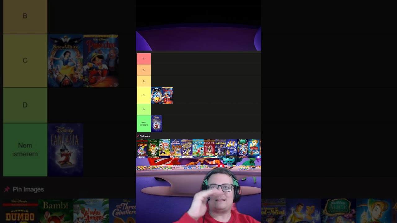 RMC - Tier List #4 Disney és Pixar mesék