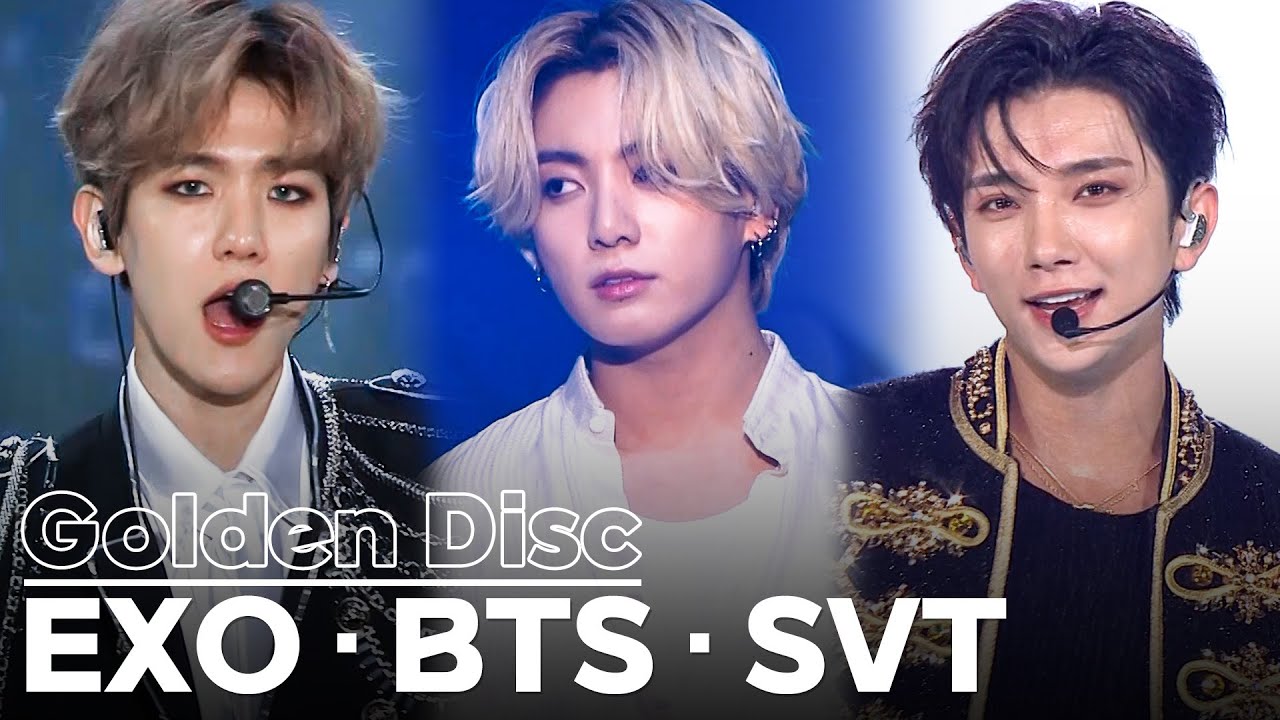 Every Live Performanc of 3rd-Gen K-Pop Boy Groups EBS(EXO X BTS X SVT) at the Golden Disc Awards⭐