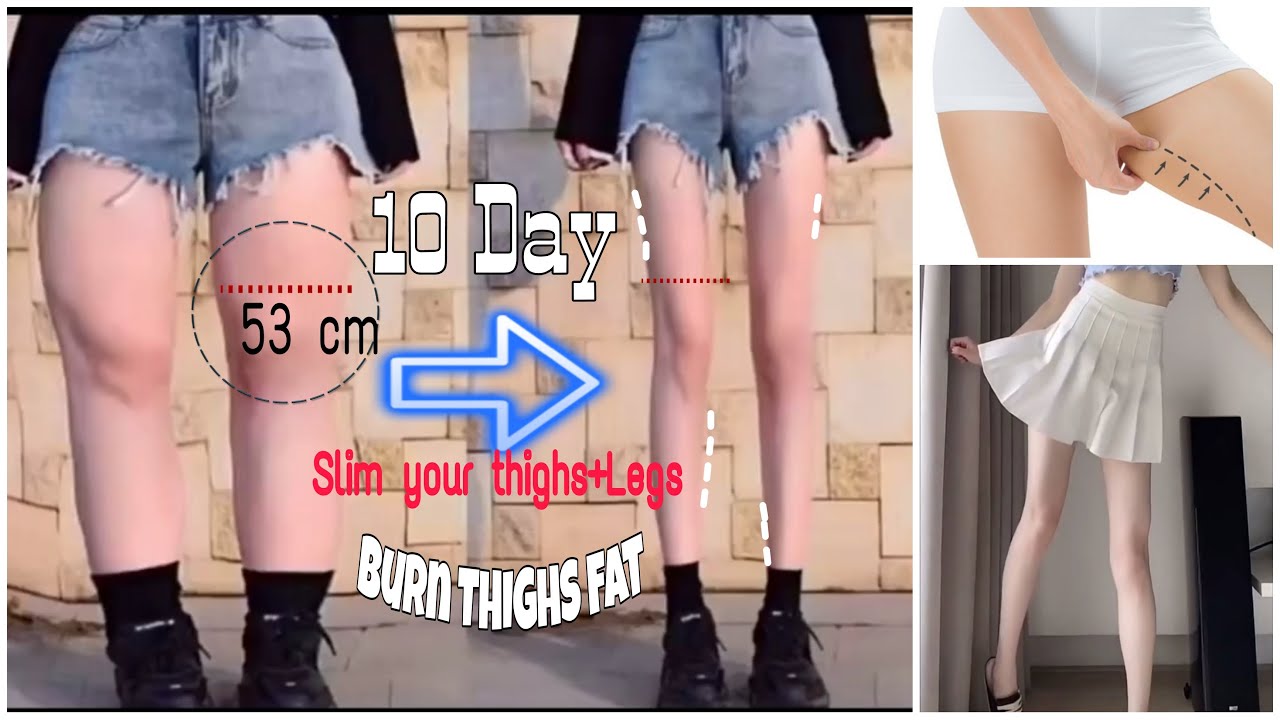 10 Min Exercises Thighs And Legs | Get slim thighs & legs in 10 day | Bài tập CHÂN và ĐÙI hiệu quả