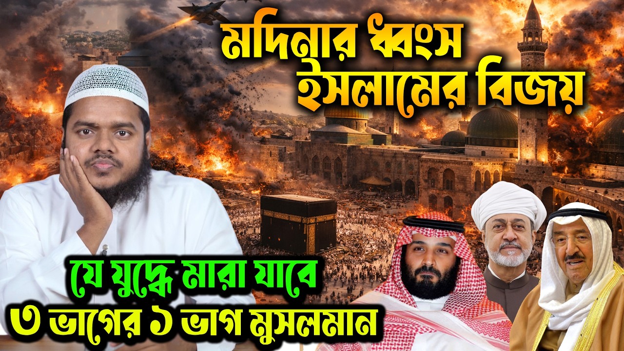 মদিনা ধ্বংসের ভয়াবহ ভবিষ্যদ্বাণী! ইমাম মাহদী ও দাজ্জালের আত্মপ্রকাশ আব্দুল্লাহ বিন আব্দুর রাজ্জাক