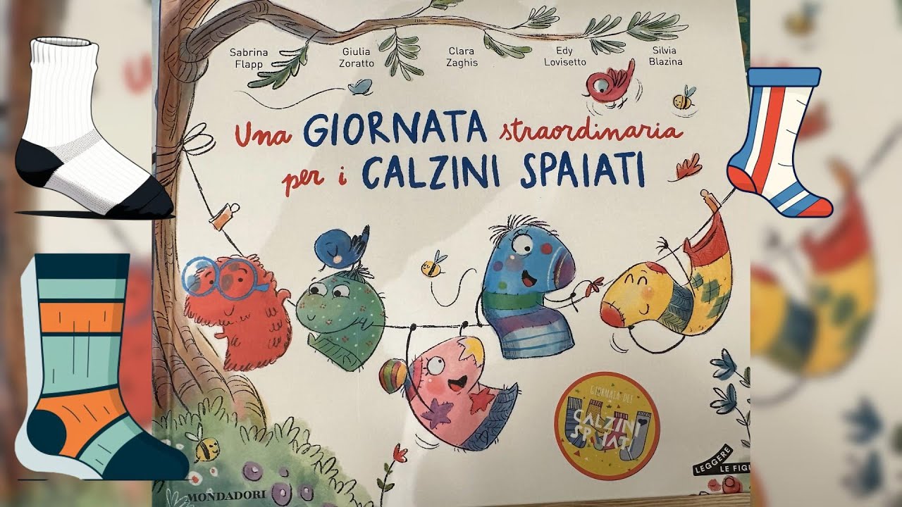 🧦🤪Audiolibro-Una giornata straordinaria per i calzini spaiati-Libri per bambini🧦🤪