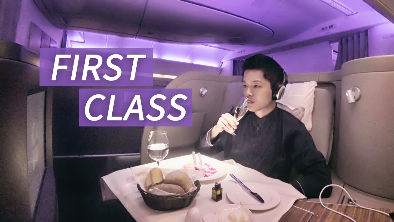 FIRST CLASS on Cathay Pacific | New York JFK to Vancouver | Boeing 777-300ER