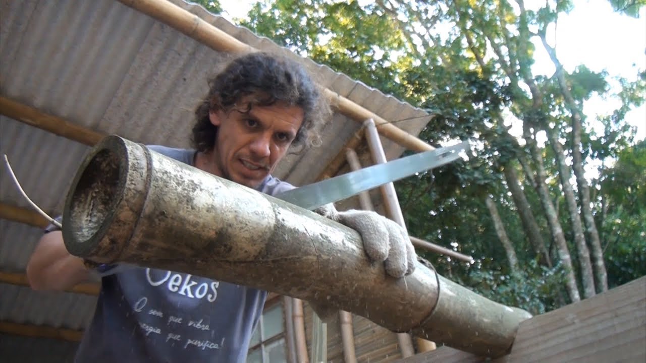 Bioconstruções feitas de bambu em Caçapava | Programa Sincovat