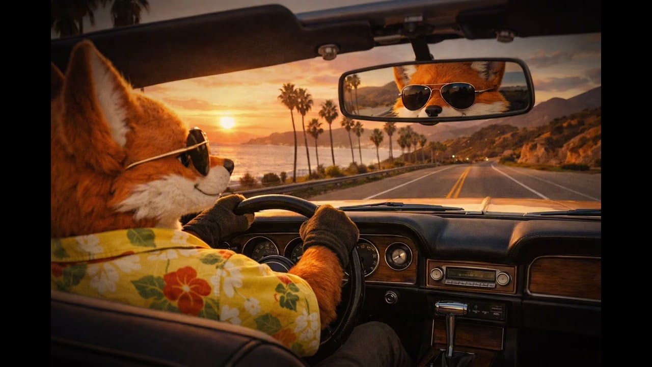 Foxwell midnight Drive . Lo-Fi Beats to Chill and Cruise/ Chill House Ending Vibes