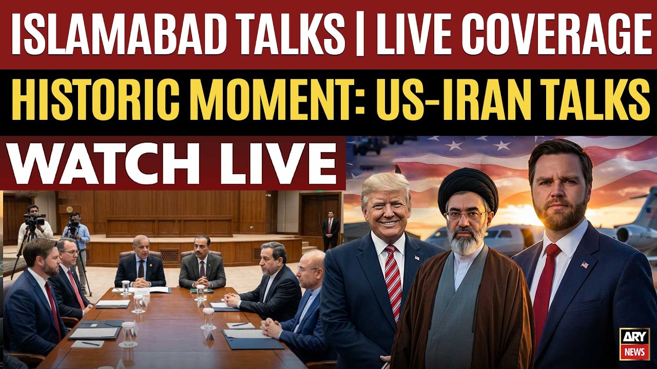🔴 LIVE NEWS Coverage: US-IRAN Ceasefire Talks in Islamabad || ARY News Live