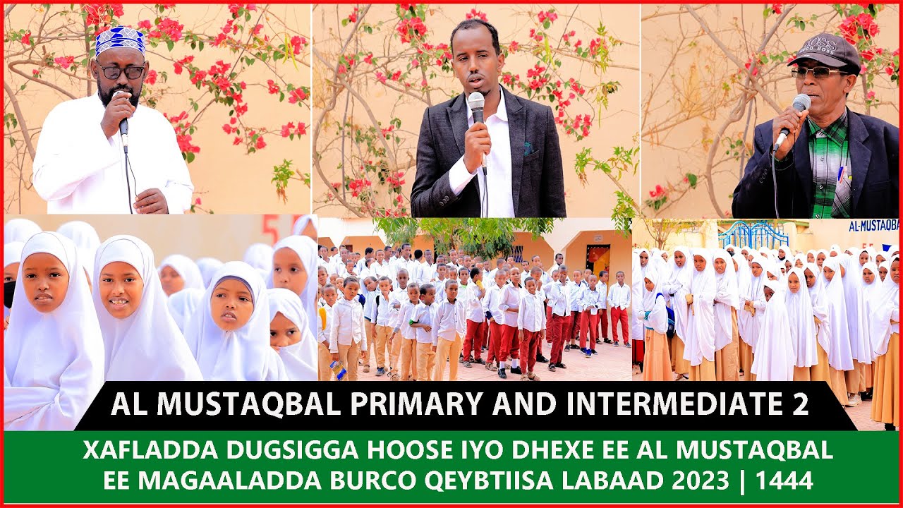 Xafladda dugsigga hoose iyo Dhexe ee Al Mustaqbal ee magaaladda burco qeybtiisa Labaad 2023 | 1444