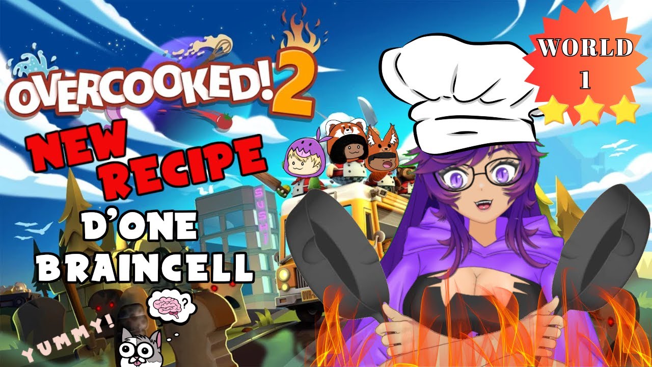 Put It On The Plate!✦D' One Braincell VS Overcooked 2【Compilation PT1】