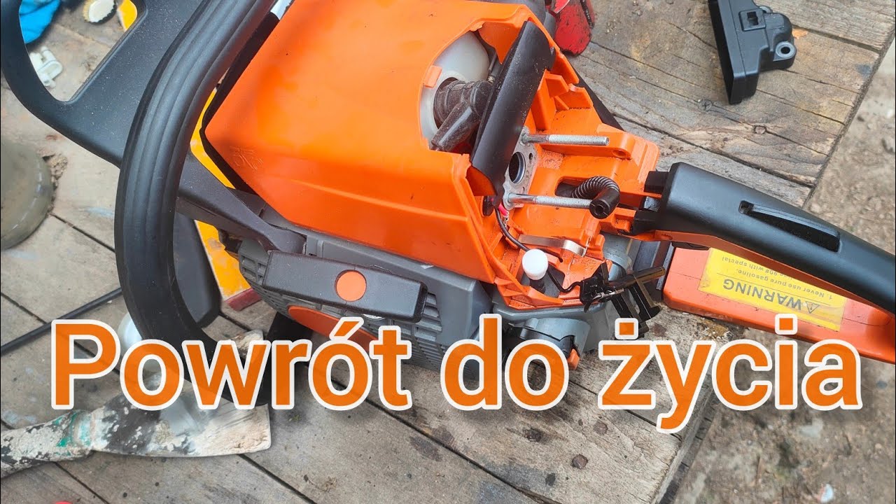 Nowy gaźnik Zama w kopii Stihla MS250 (Holzfforma G255) Testujemy.