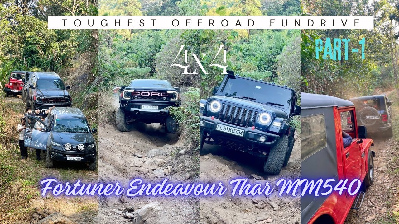 4x4 | Toughest Off-road FunDrive in Vagamon | Part-1