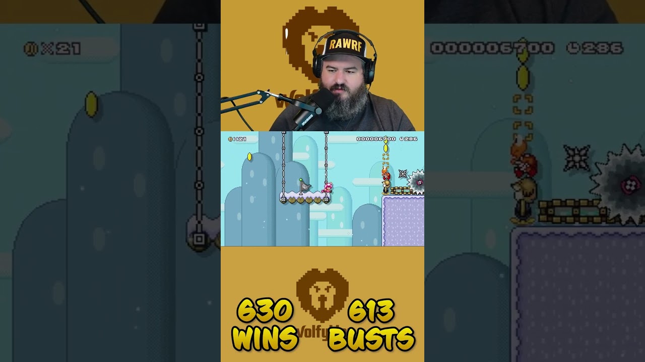 Не сегодня! - Один выстрел или ничего! Эпизод 1243 #mario #mariomaker #nintendo T1H-7QG-VVF
