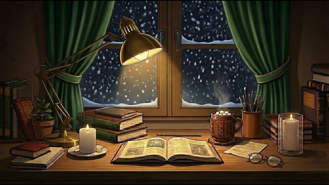 Winter Lofi Chillhop ❄️ Cozy Beats for Late-Night Study & Focus