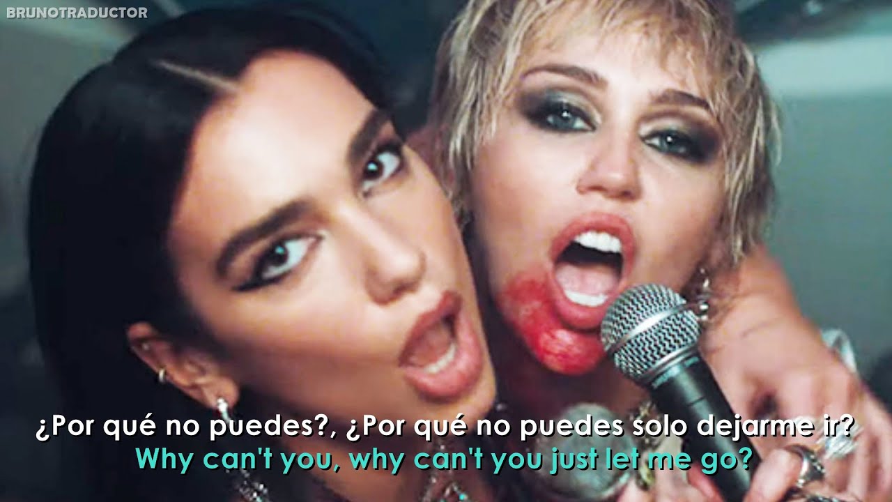 Miley Cyrus - Prisoner ft. Dua Lipa // Lyrics + Espa&ntilde;ol // Video Oficial