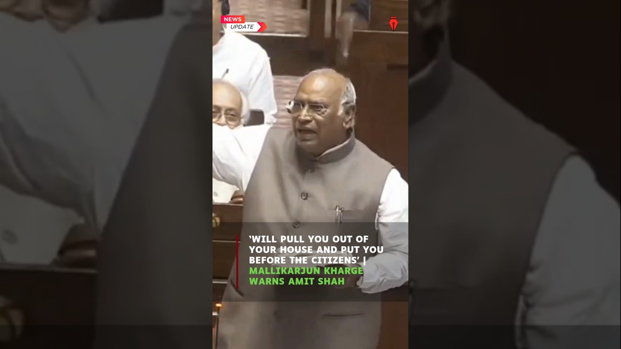 Will pull you out of your house, Mallikarjun Kharge warns Amit Shah during debate in RS