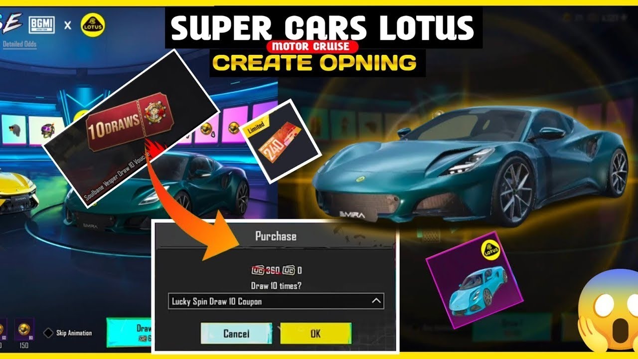 Zero UC SUPERCAR Crate Opening Trick in BGMI!