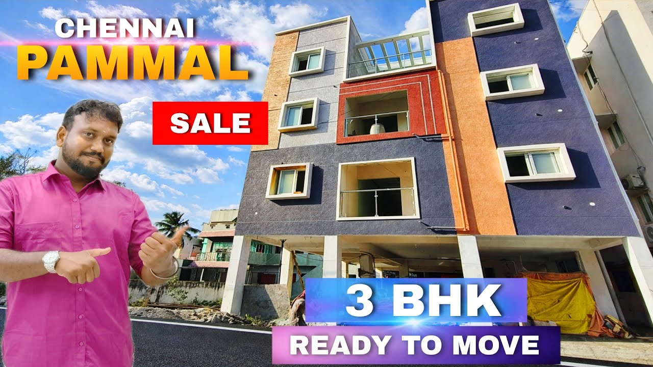 😍 3bhk House For Sale in Pammal Chennai🤩Ready to Move 😍1 Unit ❌No Brokerage #home #flat #3bhk #villa