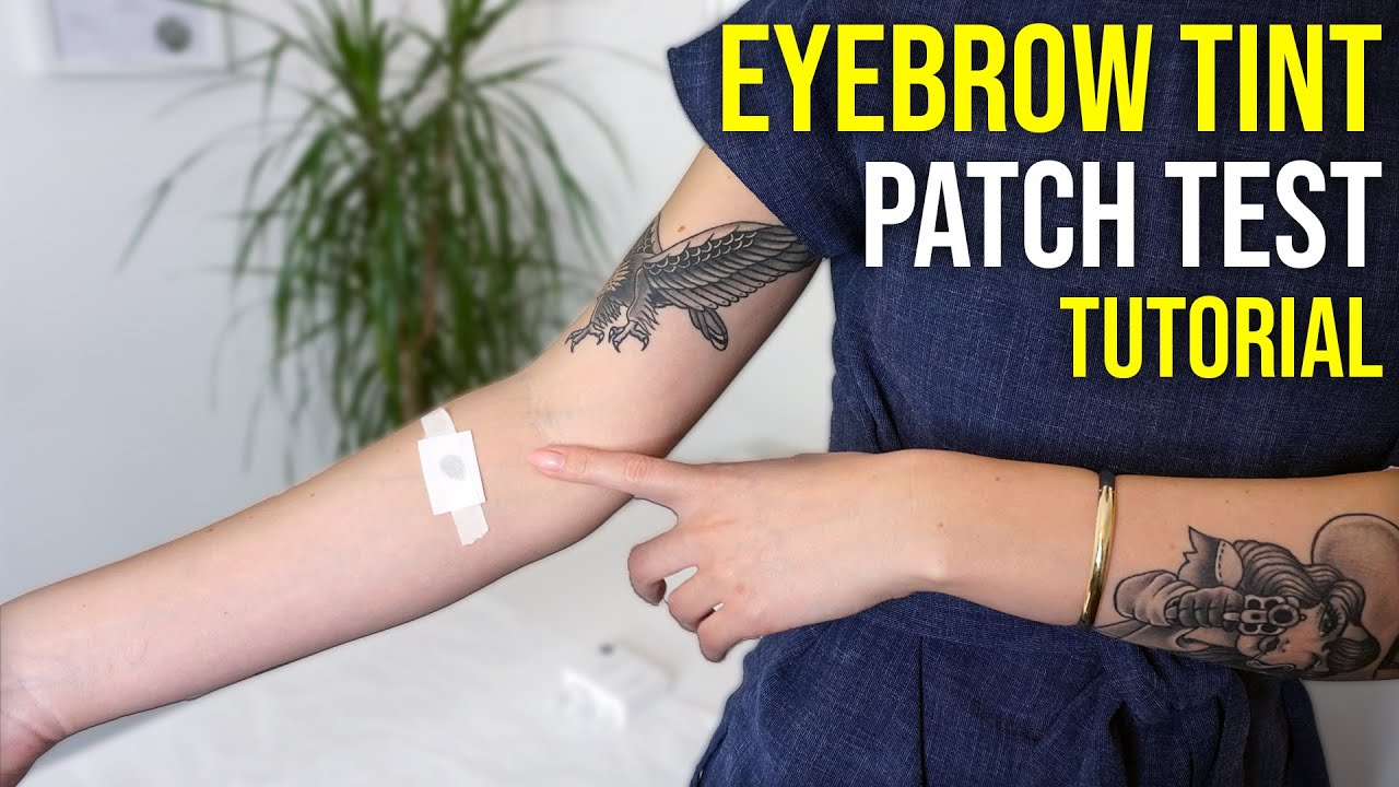 How to Perform a Brow & Lash Tint Patch Test | Step by Step