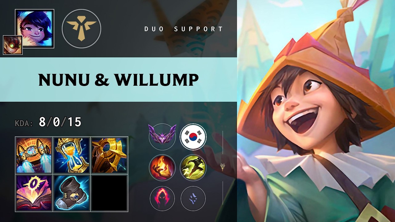 Nunu & Willump Support vs Bard - KR Master Patch 26.14