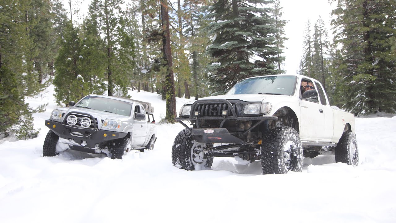 Tacomas Snow wheeling at Wentworth Springs/Rubicon, January 6th 2026