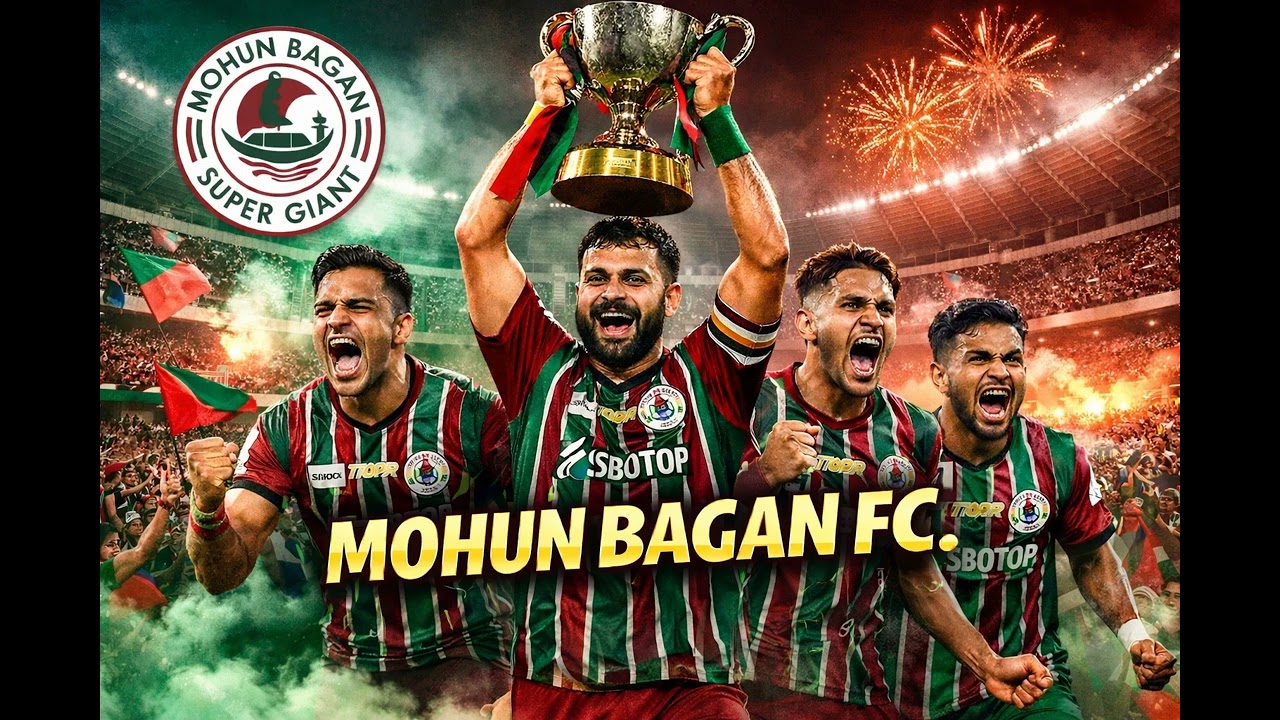 Mohun Bagan Super Giant FC – Legacy, Passion & Green-Maroon Pride 💚❤️ #isl #mohunbagansupergiant