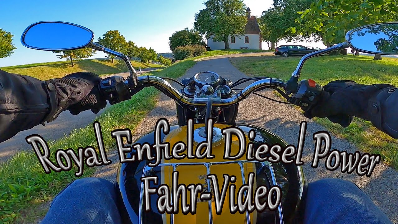 Motorrad Exoten ~ Royal Enfield Bullet Hatz Diesel Power 516ccm / Teil 3: Fahr Video