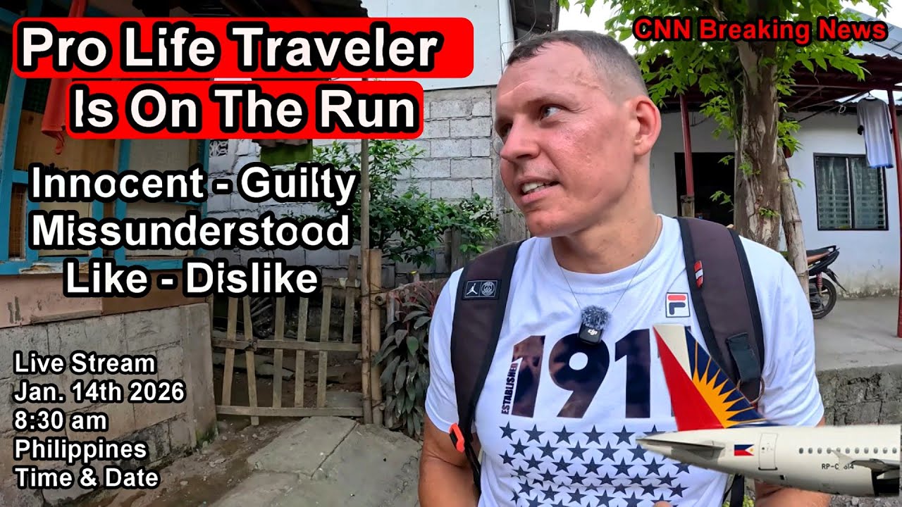 PRO LIFE TRAVELER ON THE RUN - Is He INNOCENT Or Is He GUILTY - WHO ARE WE TO PASS JUDGEMENT?