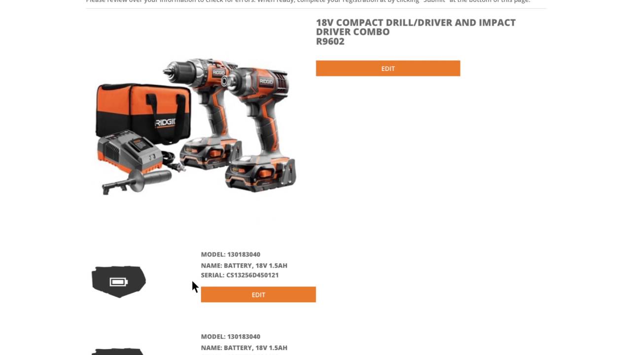 How to Register for the RIDGID&reg; Lifetime Service Agreement