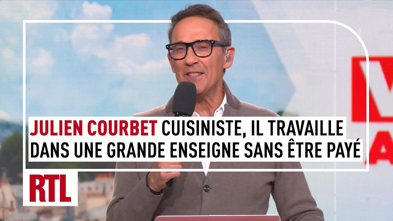 Julien Courbet : cuisiniste, il travaille dans une grande enseigne sans être payé