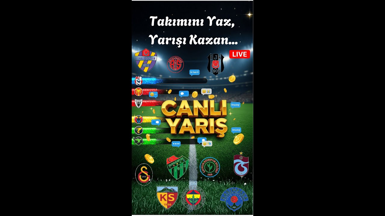 ⚽ TAKIMINI YAZ, YARIŞI KAZAN! | Canlı Futbol Kapışması Başladı! 🔥🏆