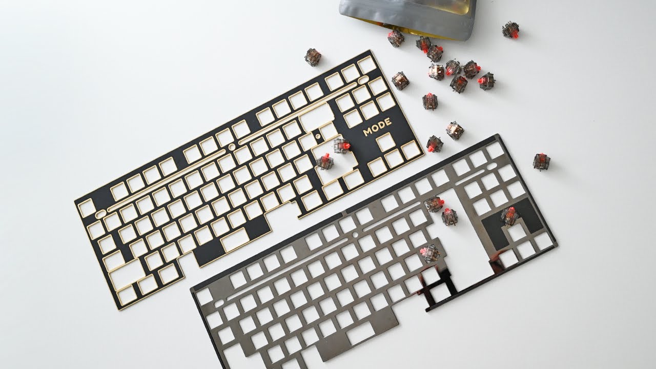 Alu vs Brass vs FR4 vs POM vs Polycarbonate Plate (Tactile)