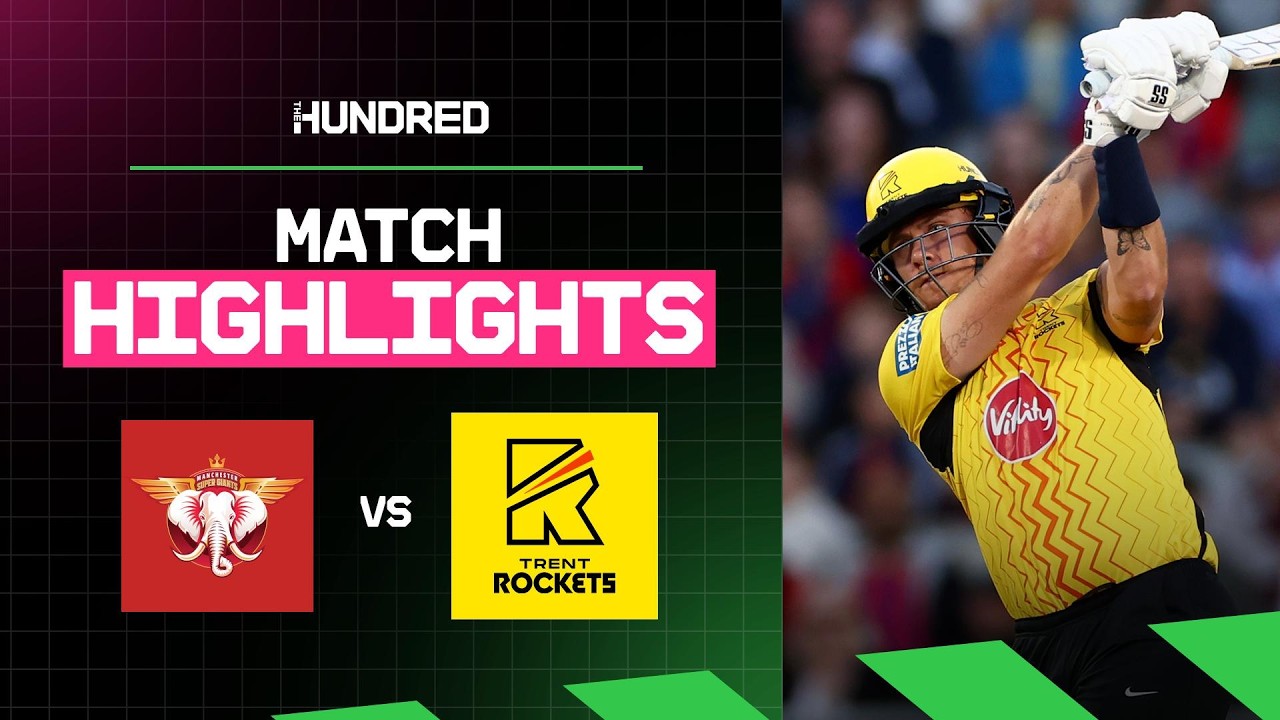 Finn Allen LAUNCHES Rockets to victory 🧨 | Manchester Super Giants vs Trent Rockets Highlights