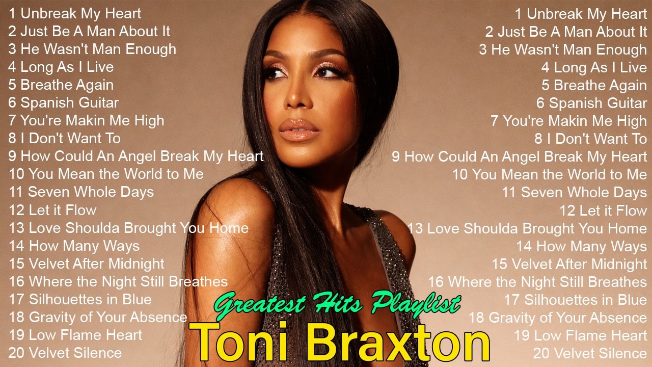 Toni Braxton Greatest Hits Playlist – 20 Best 90s R&B Love & Heartbreak Songs💕