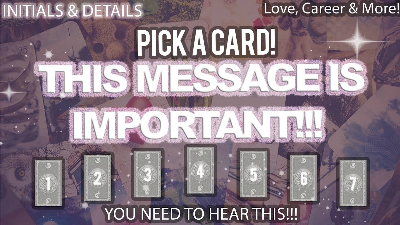 THIS IS A SIGN!✨THE SPECIFIC MESSAGE YOU NEED TO HEAR!✨*PICK A CARD* WHAT NOW?-LOVE,CAREER etc✨